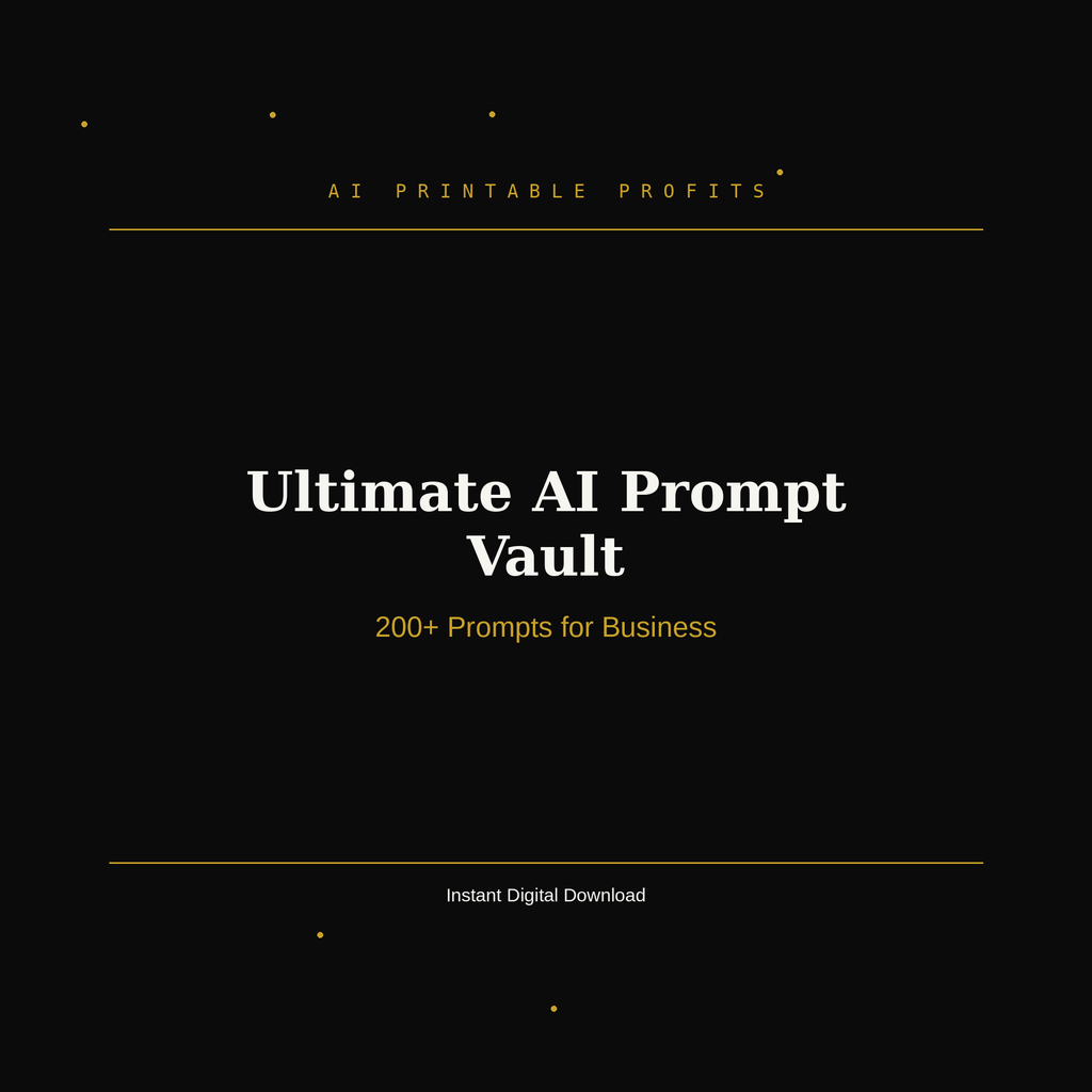 Ultimate AI Prompt Vault