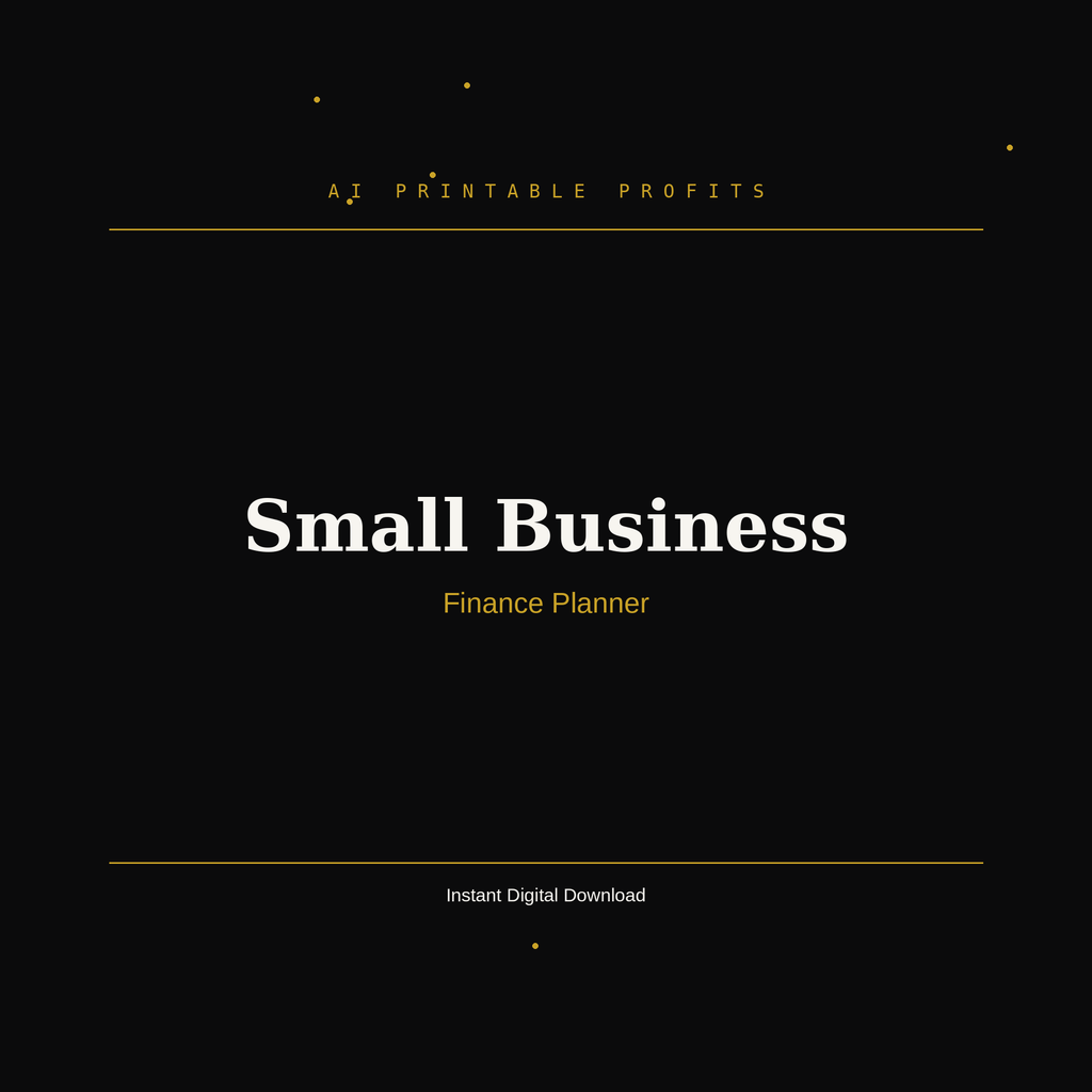 Small Business Finance Planner