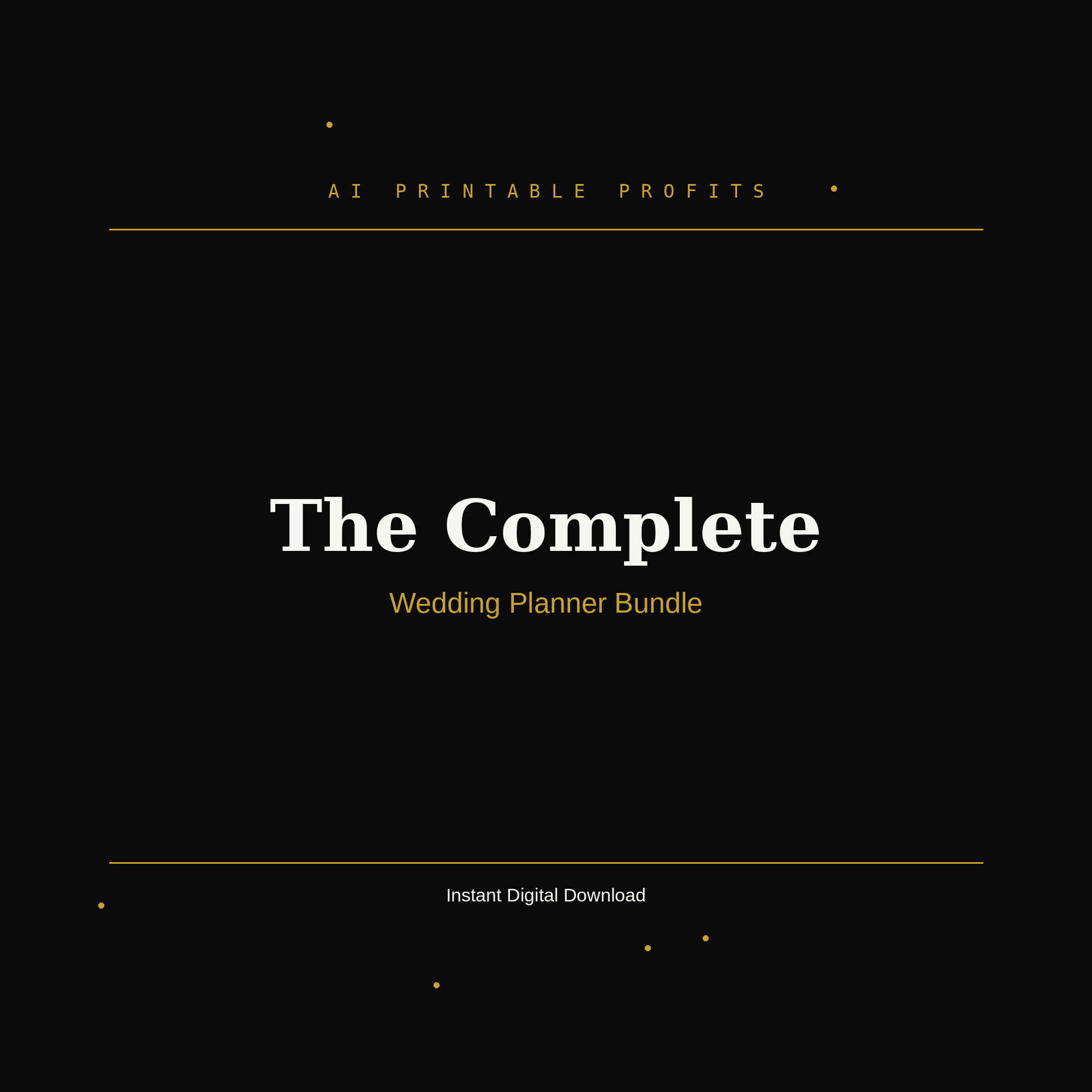The Complete Wedding Planner Bundle