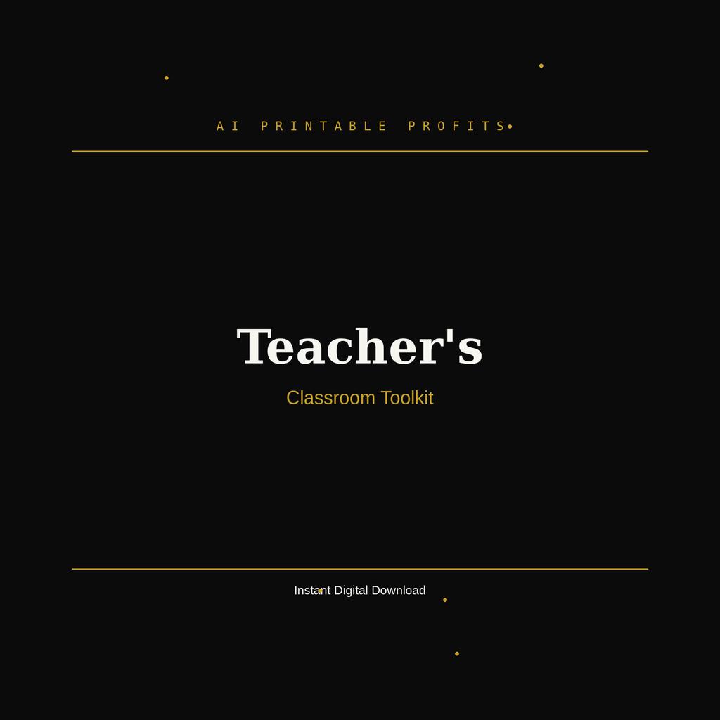 Teacher's Classroom Toolkit