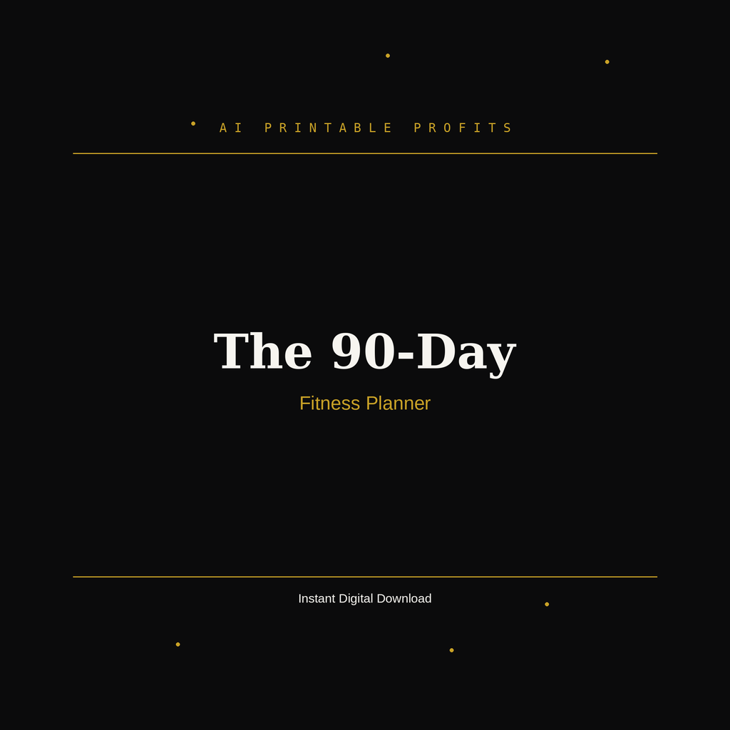 The 90-Day Fitness Planner