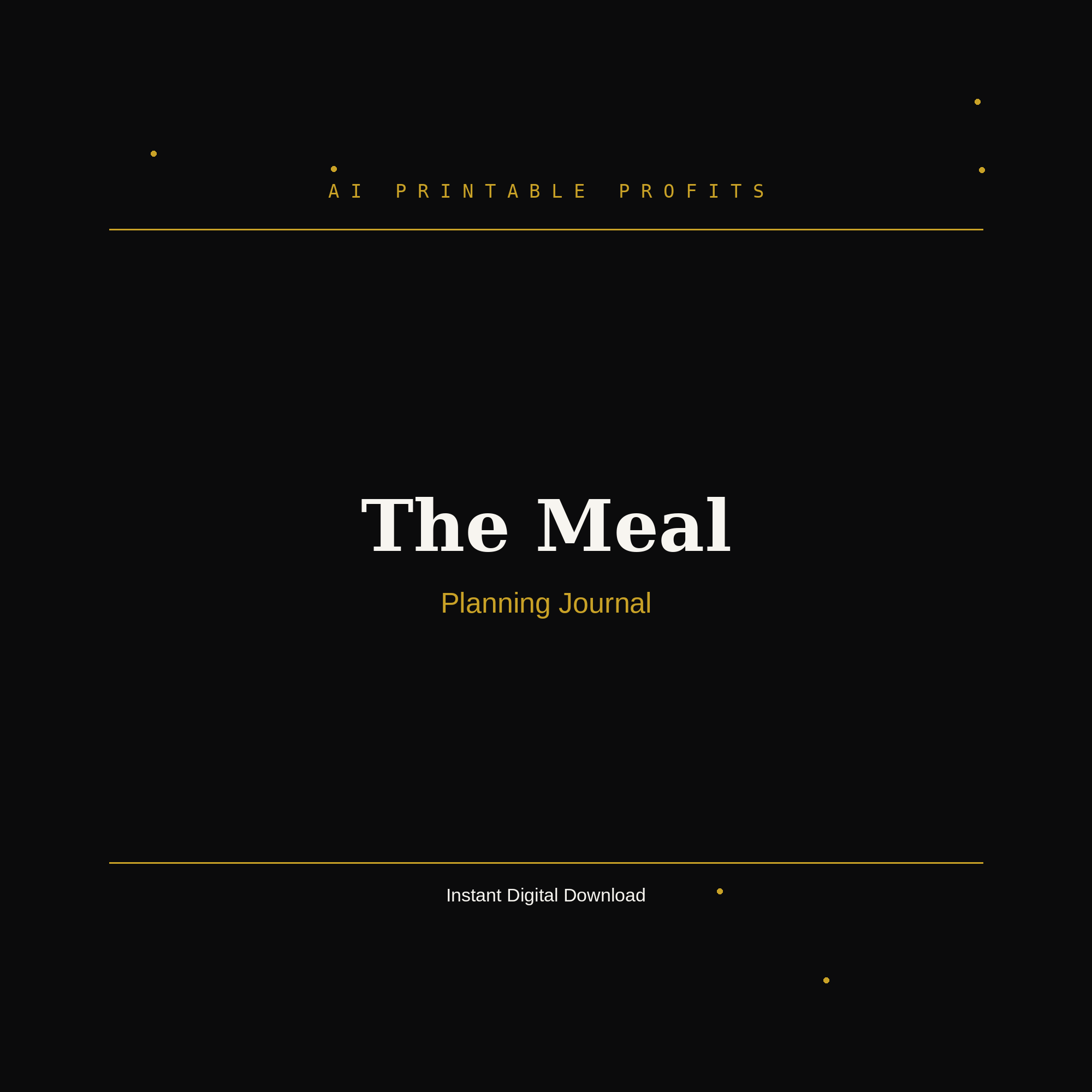 The Meal Planning Journal