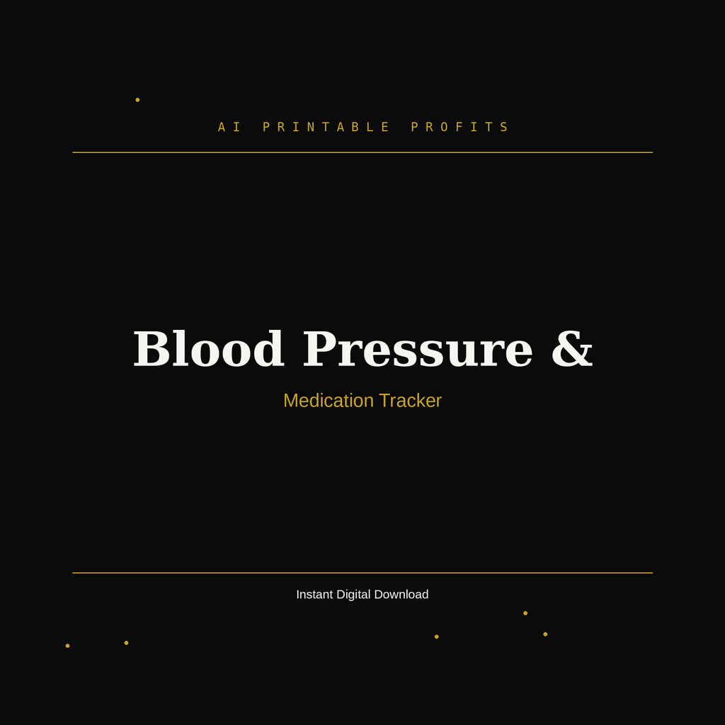 Blood Pressure & Medication Tracker
