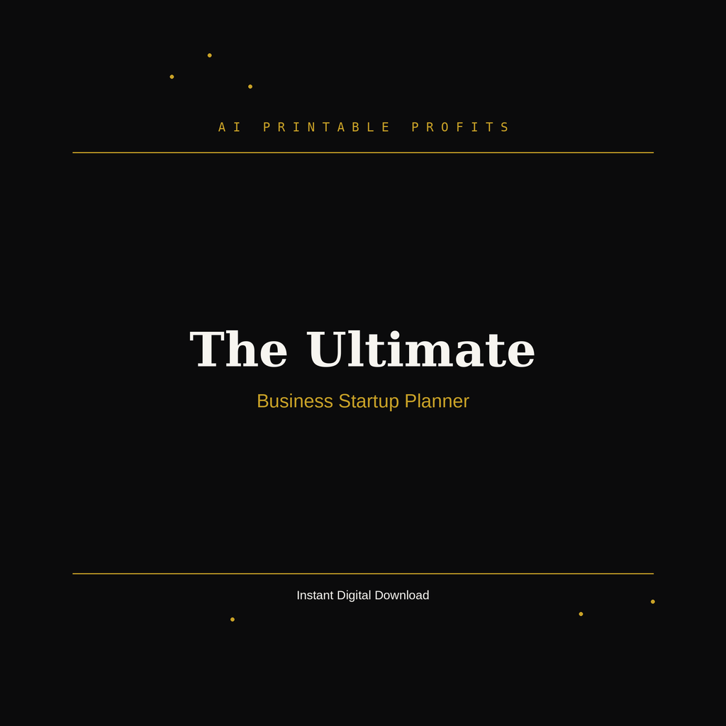 The Ultimate Business Startup Planner