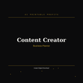 Content Creator Business Planner