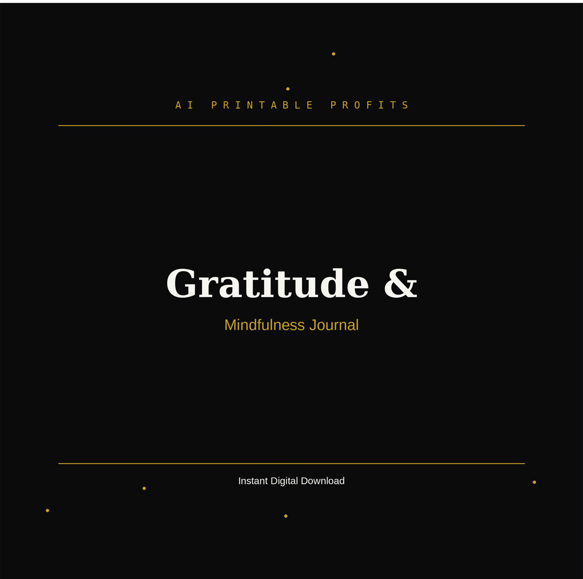 Gratitude & Mindfulness Journal