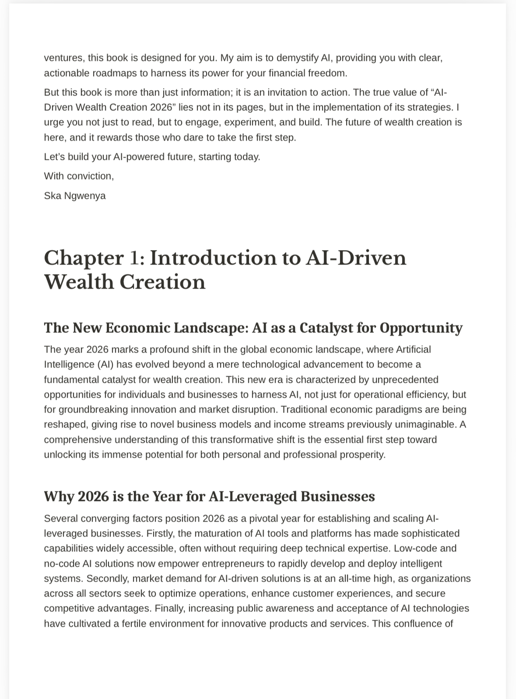 AI-Driven Wealth Creation 2026 – Founder’s Edition