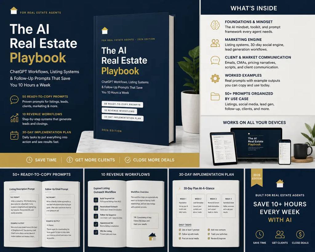 The AI Real Estate Playbook Complete Agent Toolkit bundle