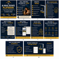 The AI Real Estate Playbook marketing preview carousel