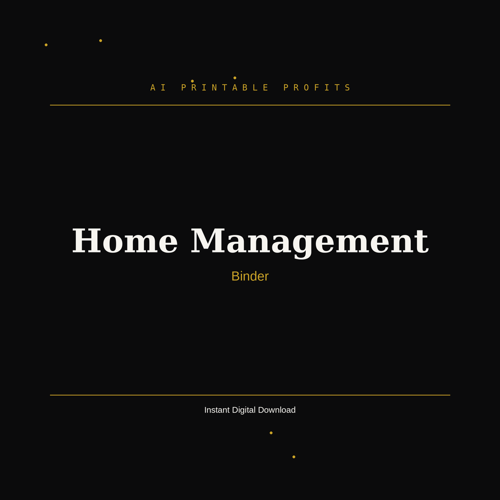 The Home Management Binder