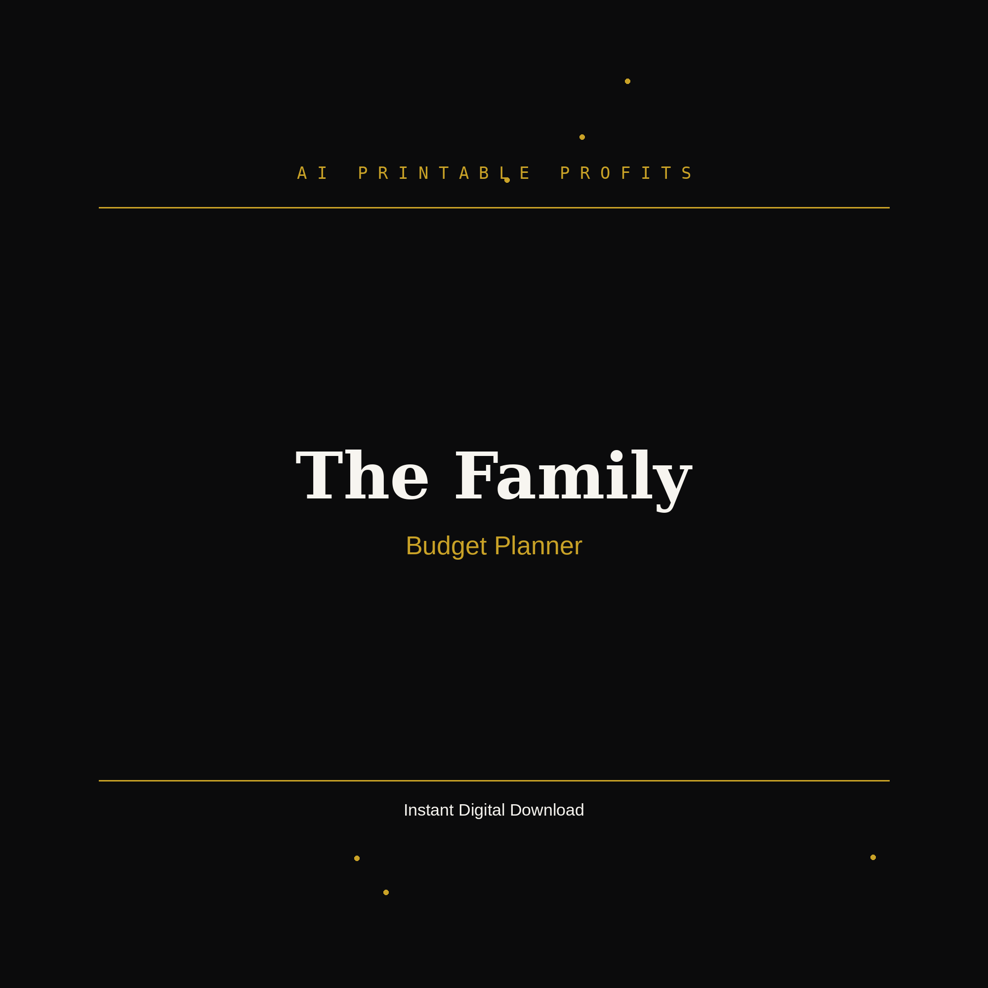 The Family Budget Planner