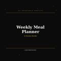 Weekly Meal Planner & Grocery Bundle