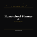 Homeschool Planner & Curriculum Tracker