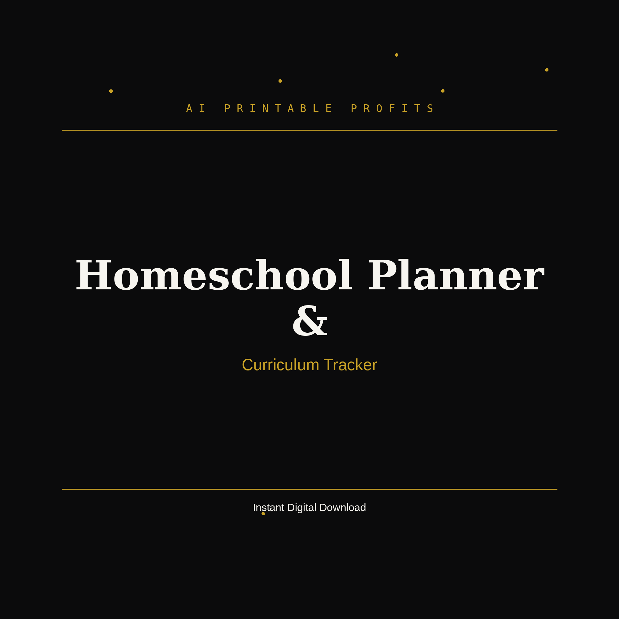 Homeschool Planner & Curriculum Tracker
