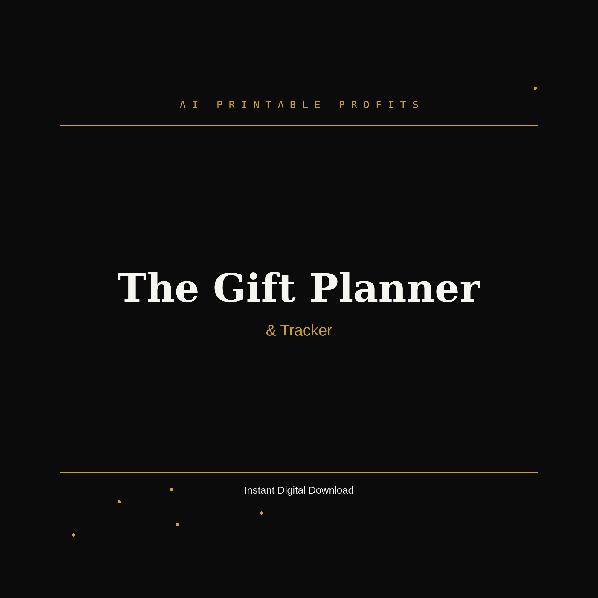 The Gift Planner & Tracker (Year-Round)