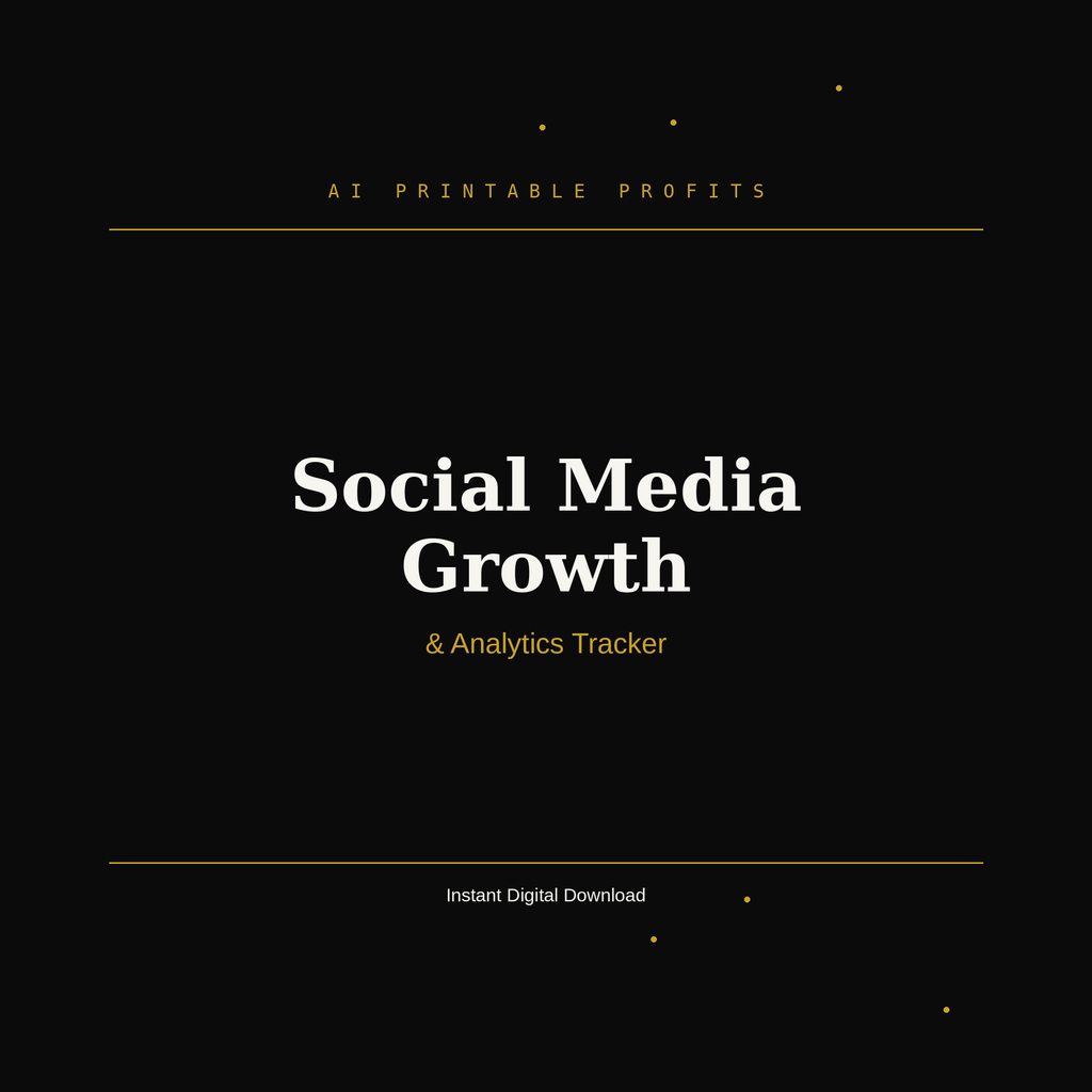 Social Media Growth & Analytics Tracker
