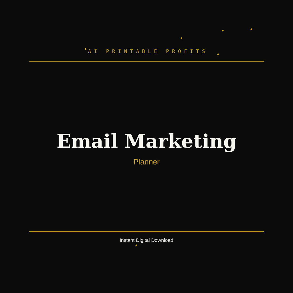 Email Marketing Planner & Campaign Tracker