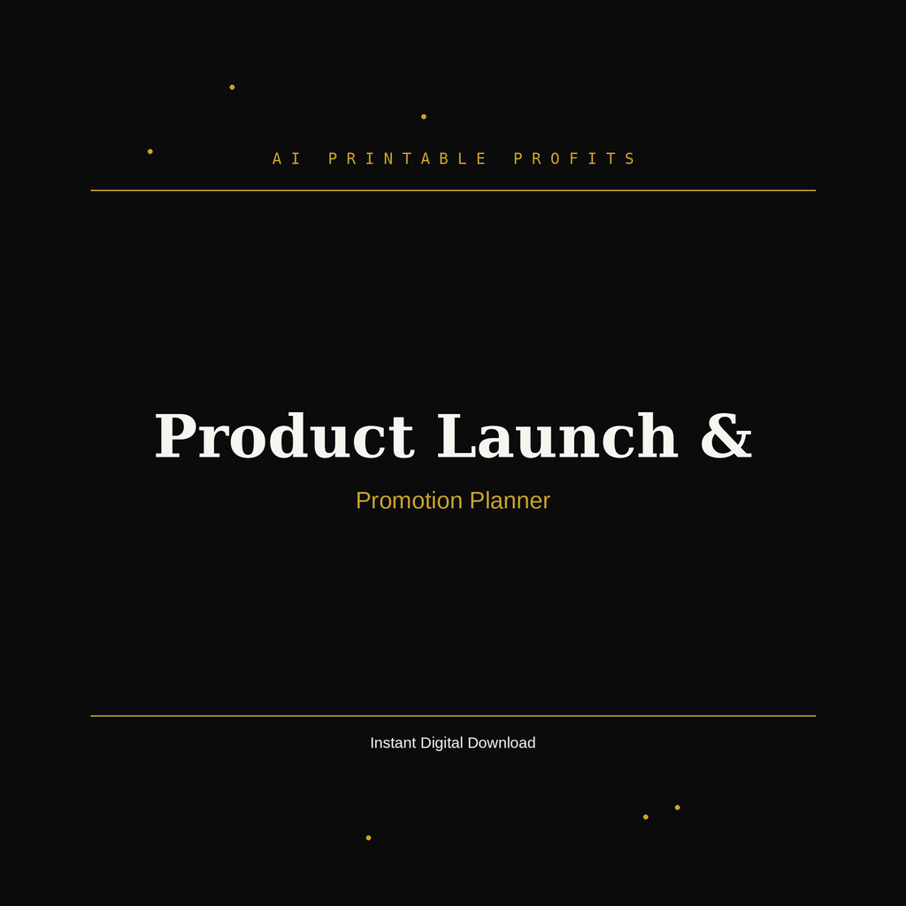 Product Launch & Promotion Planner