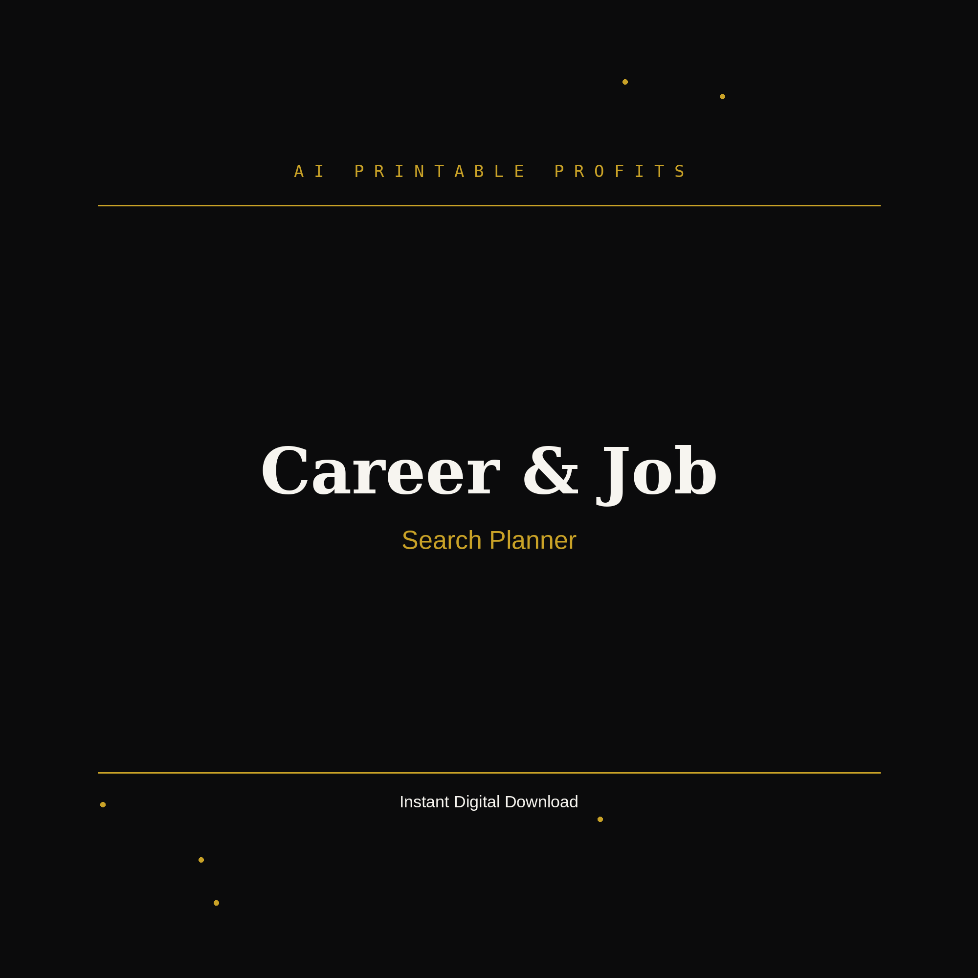 Career & Job Search Planner
