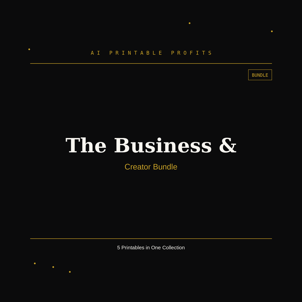 The Business & Creator Bundle
