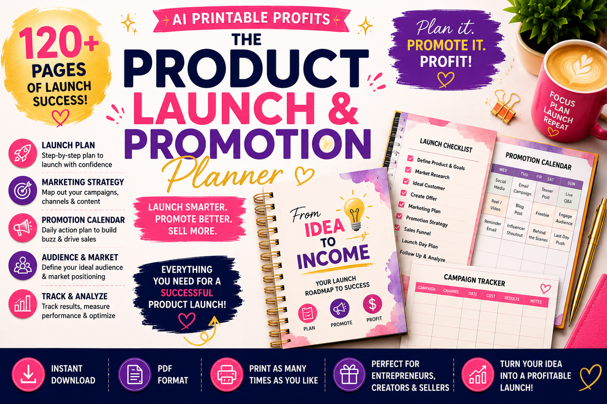 Product Launch & Promotion Planner