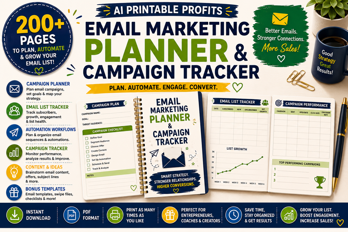 Email Marketing Planner & Campaign Tracker