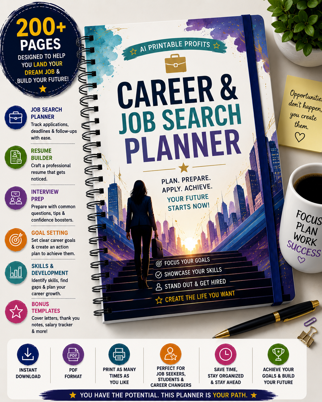 Career & Job Search Planner
