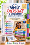 Family Emergency & Important Information Binder