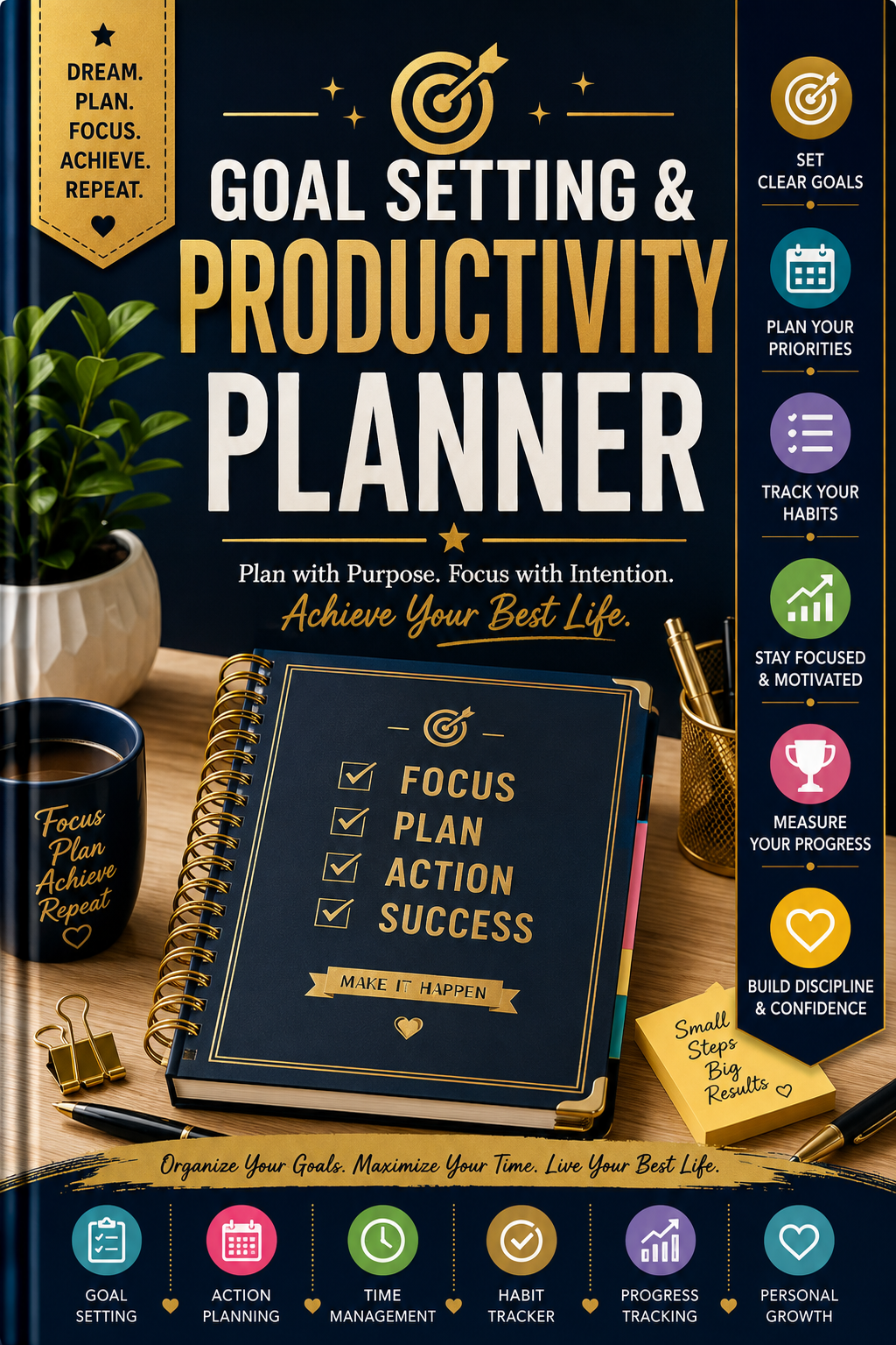 Goal Setting & Productivity Planner