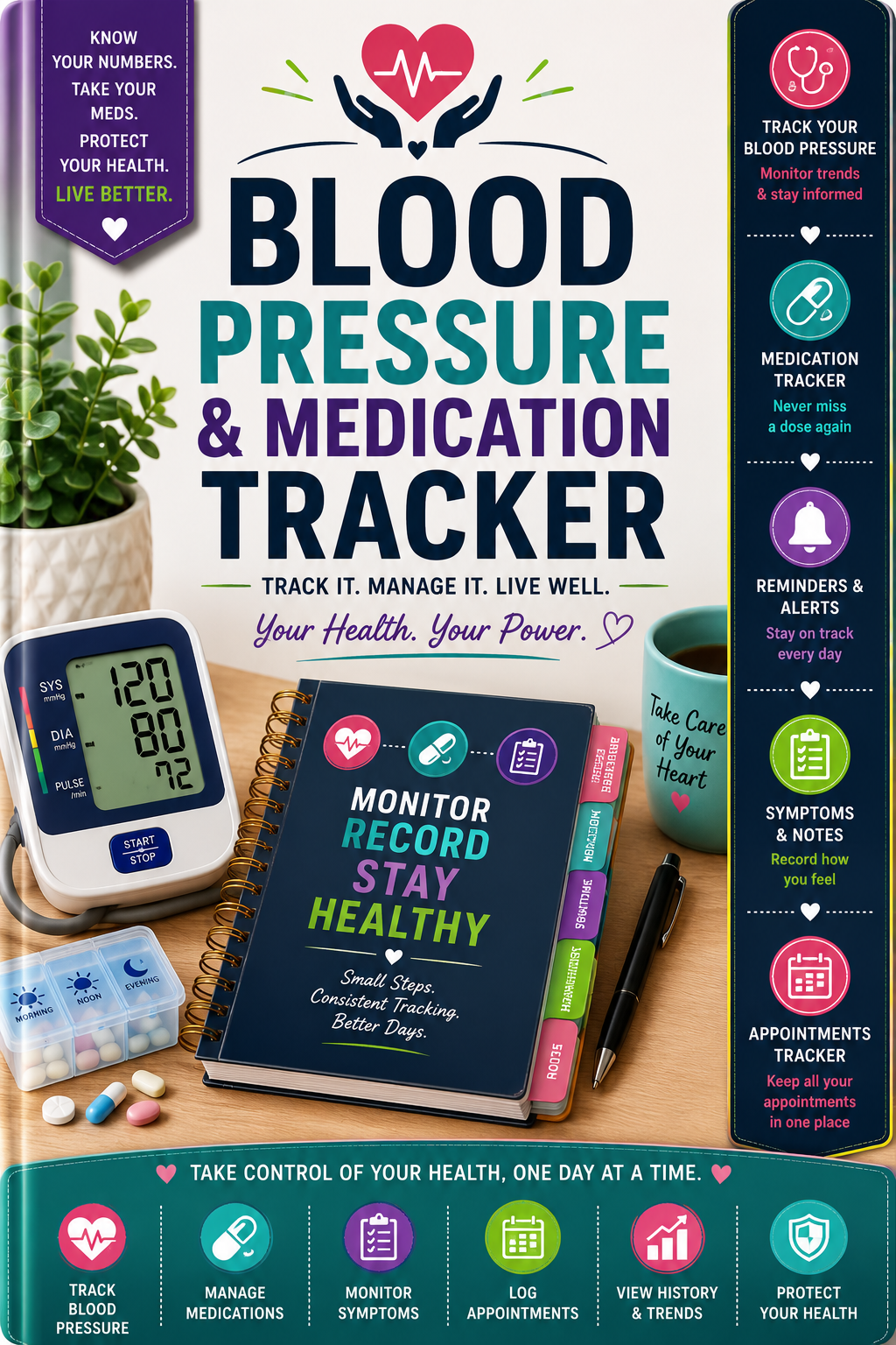 Blood Pressure & Medication Tracker