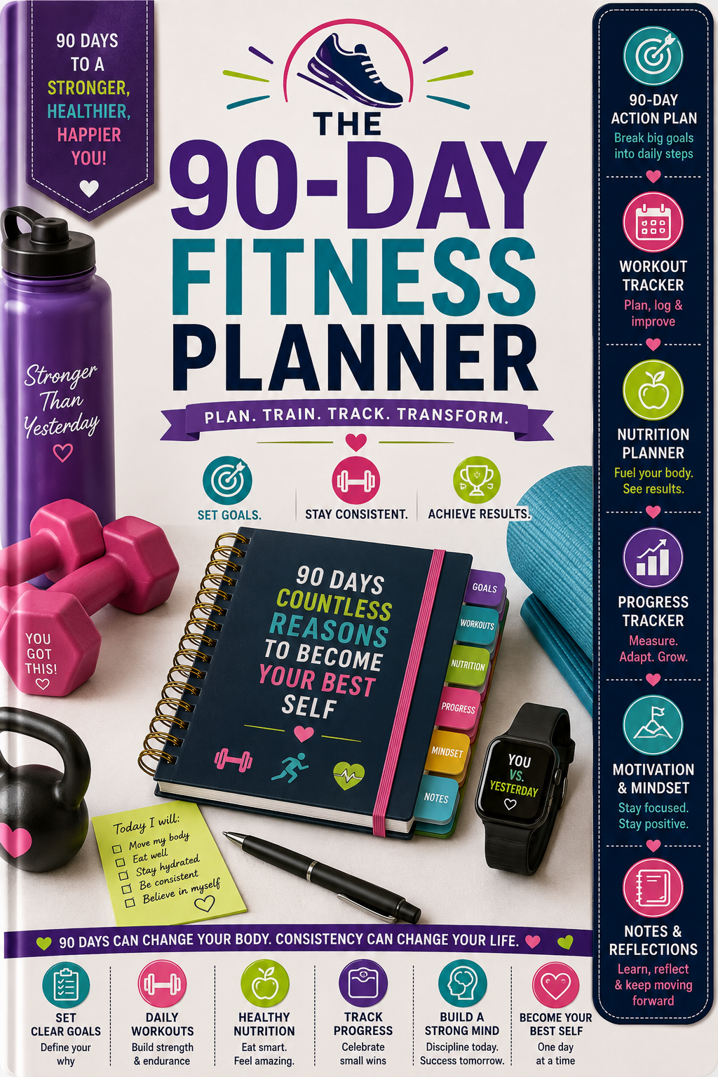 The 90-Day Fitness Planner