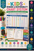 Kids Reward & Responsibility Chart System