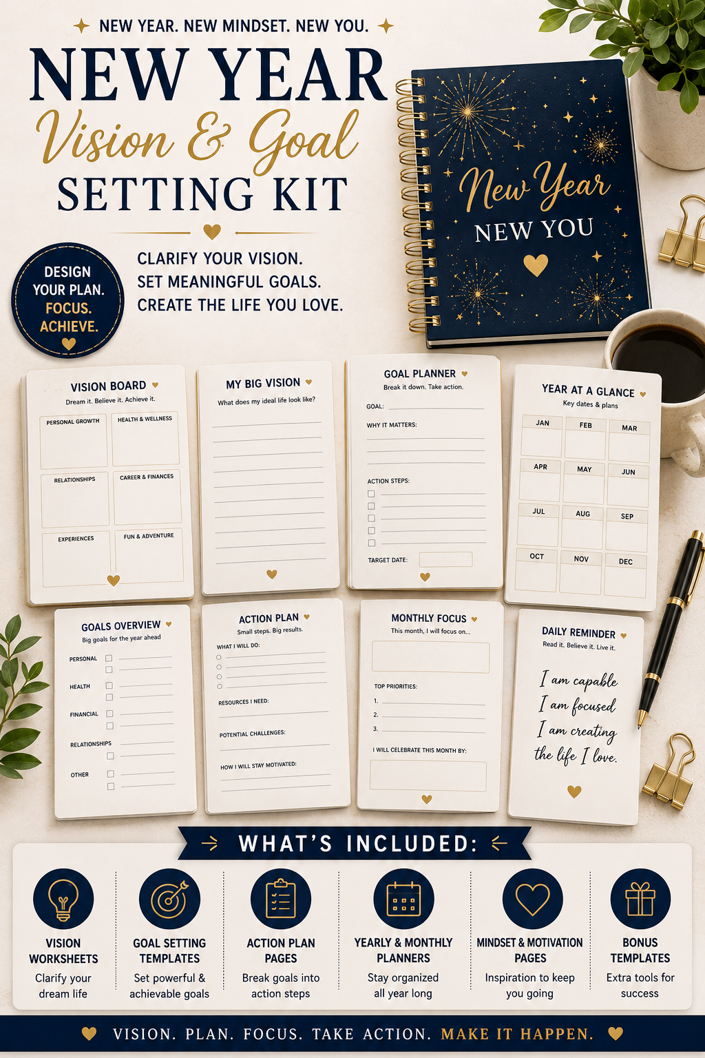 New Year Vision & Goal Setting Kit