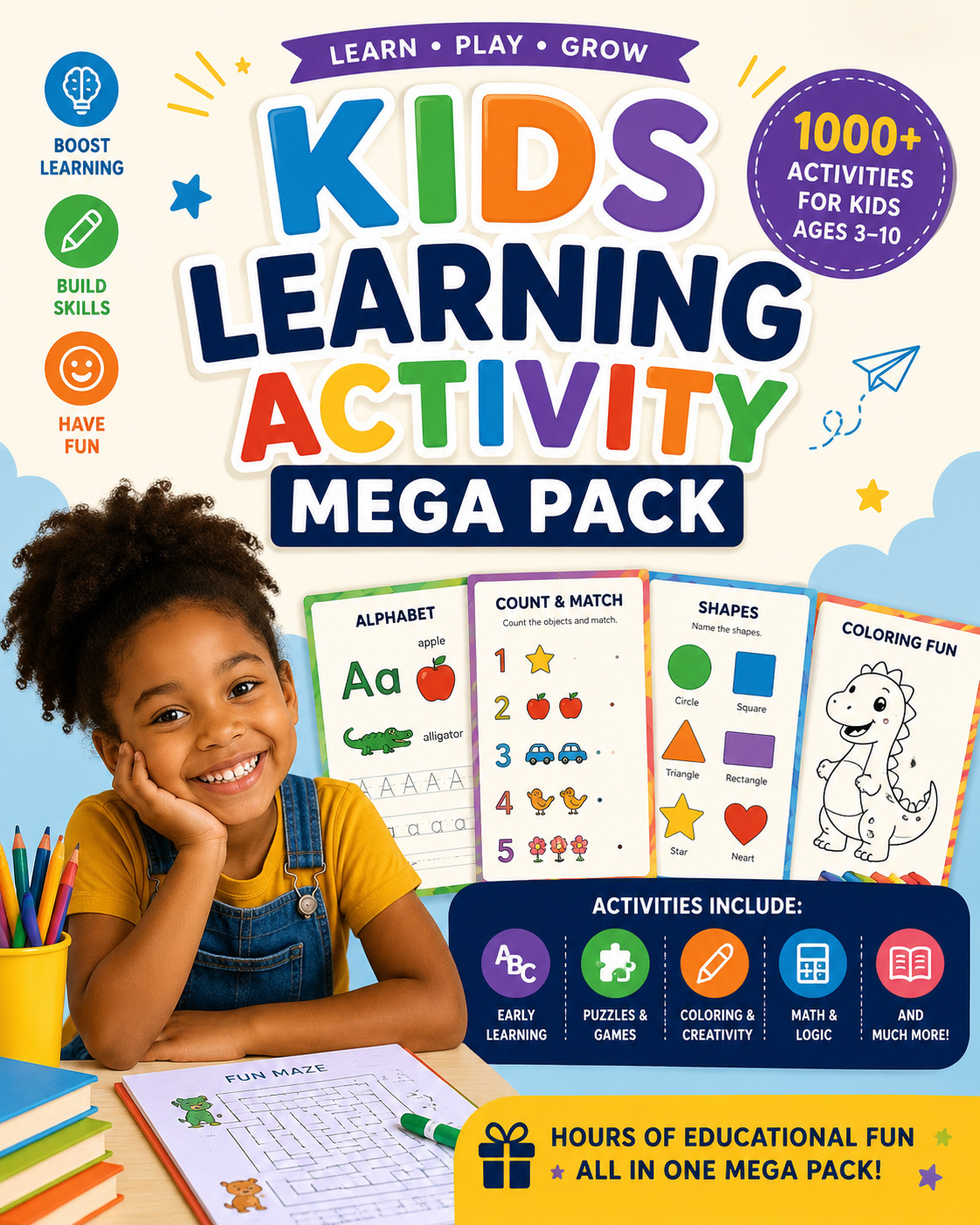 Kids Learning Activity Mega Pack