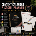 Content Calendar & Social Planner Template