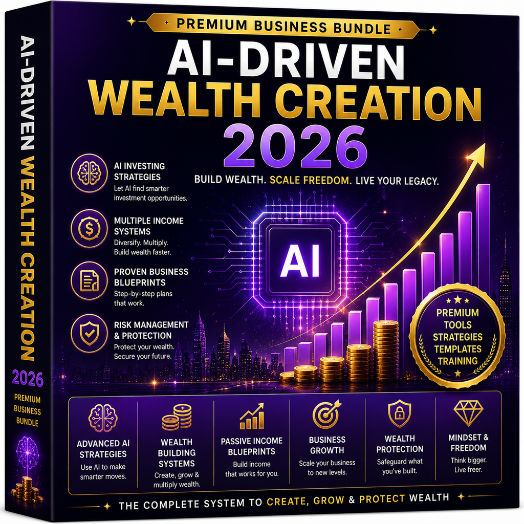 AI-Driven Wealth Creation 2026 — Premium Business Bundle