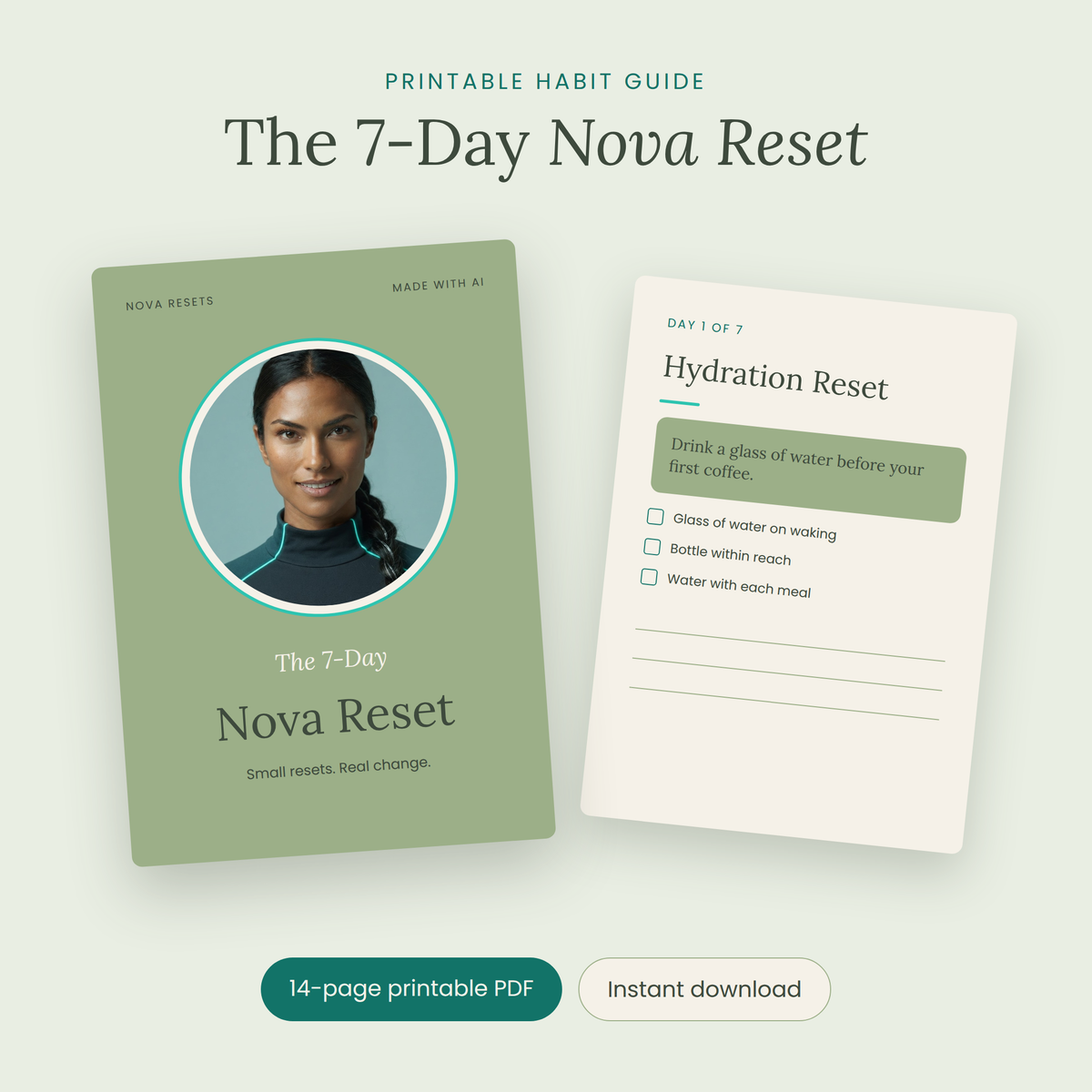 The 7-Day Nova Reset – Printable Habit Guide