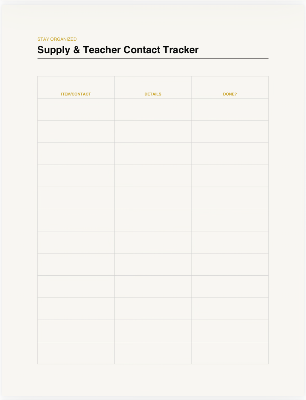 Back-to-School Printable Pack — First Day Signs, Planners & More