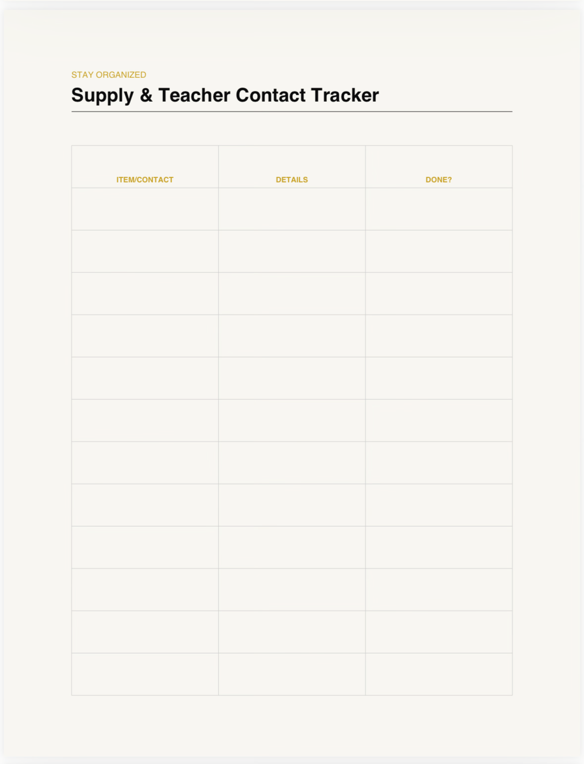 Back-to-School Printable Pack — First Day Signs, Planners & More