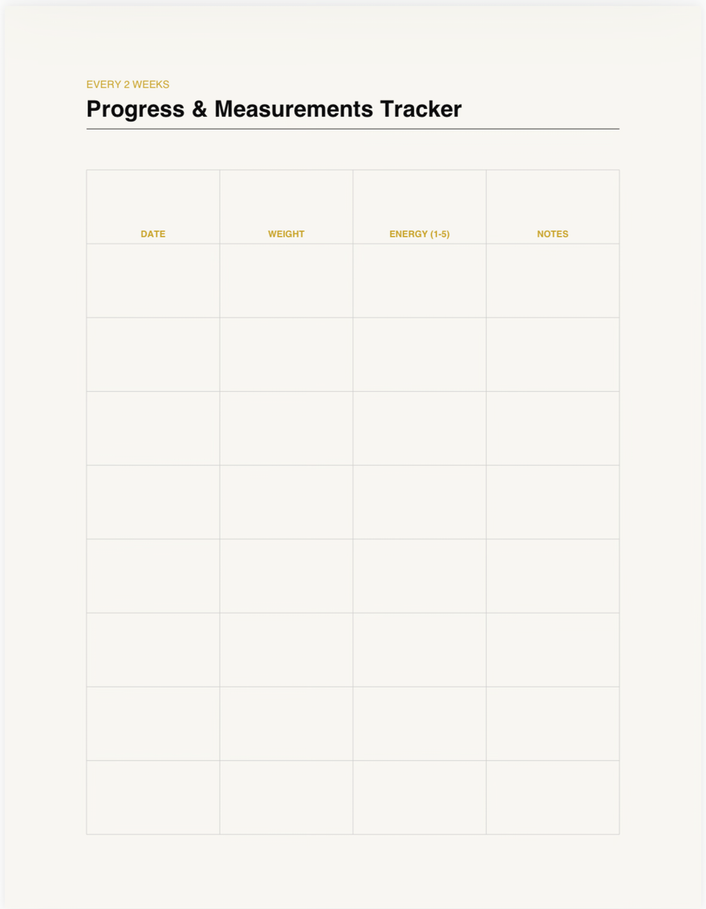 The 90-Day Fitness Planner