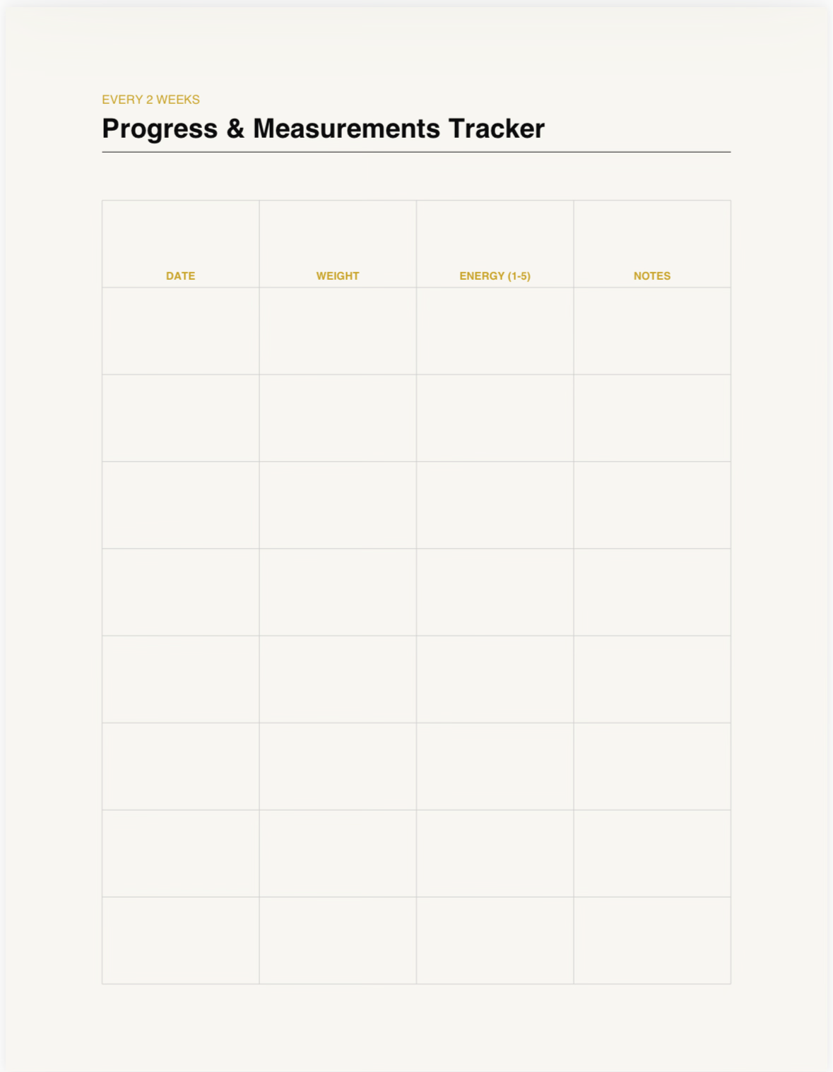 The 90-Day Fitness Planner