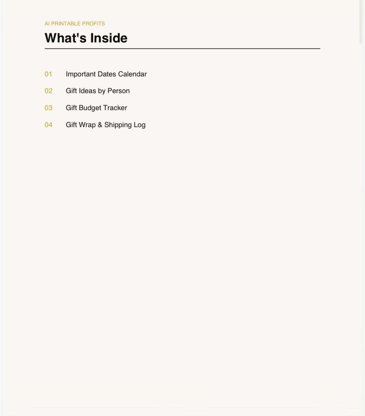 The Gift Planner & Tracker (Year-Round)