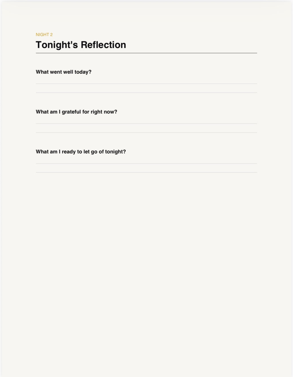 The Midnight Oil — Gratitude & Reflection Journal
