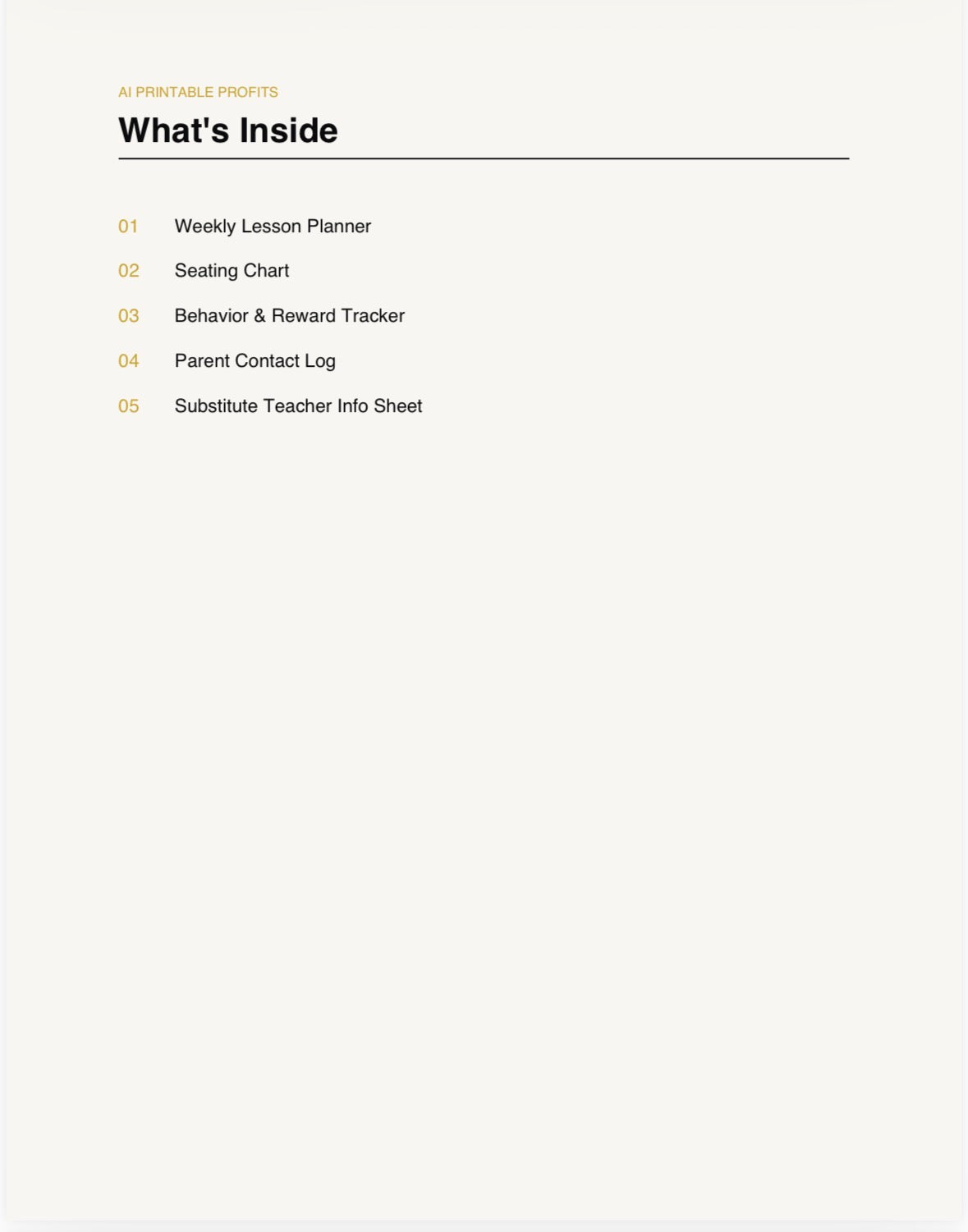Teacher's Classroom Toolkit