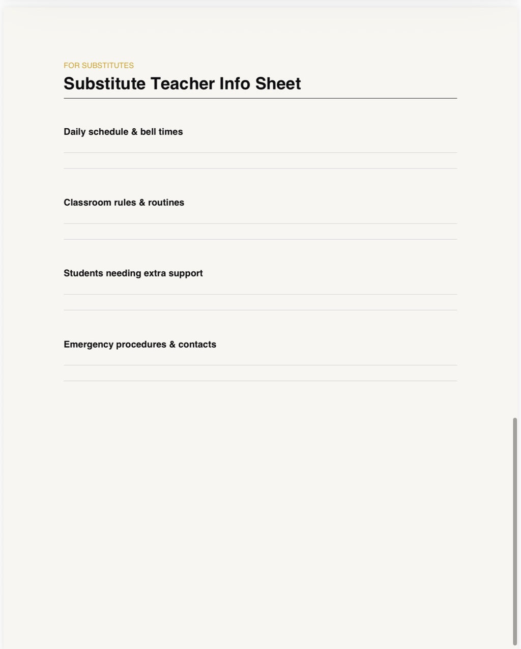 Teacher's Classroom Toolkit