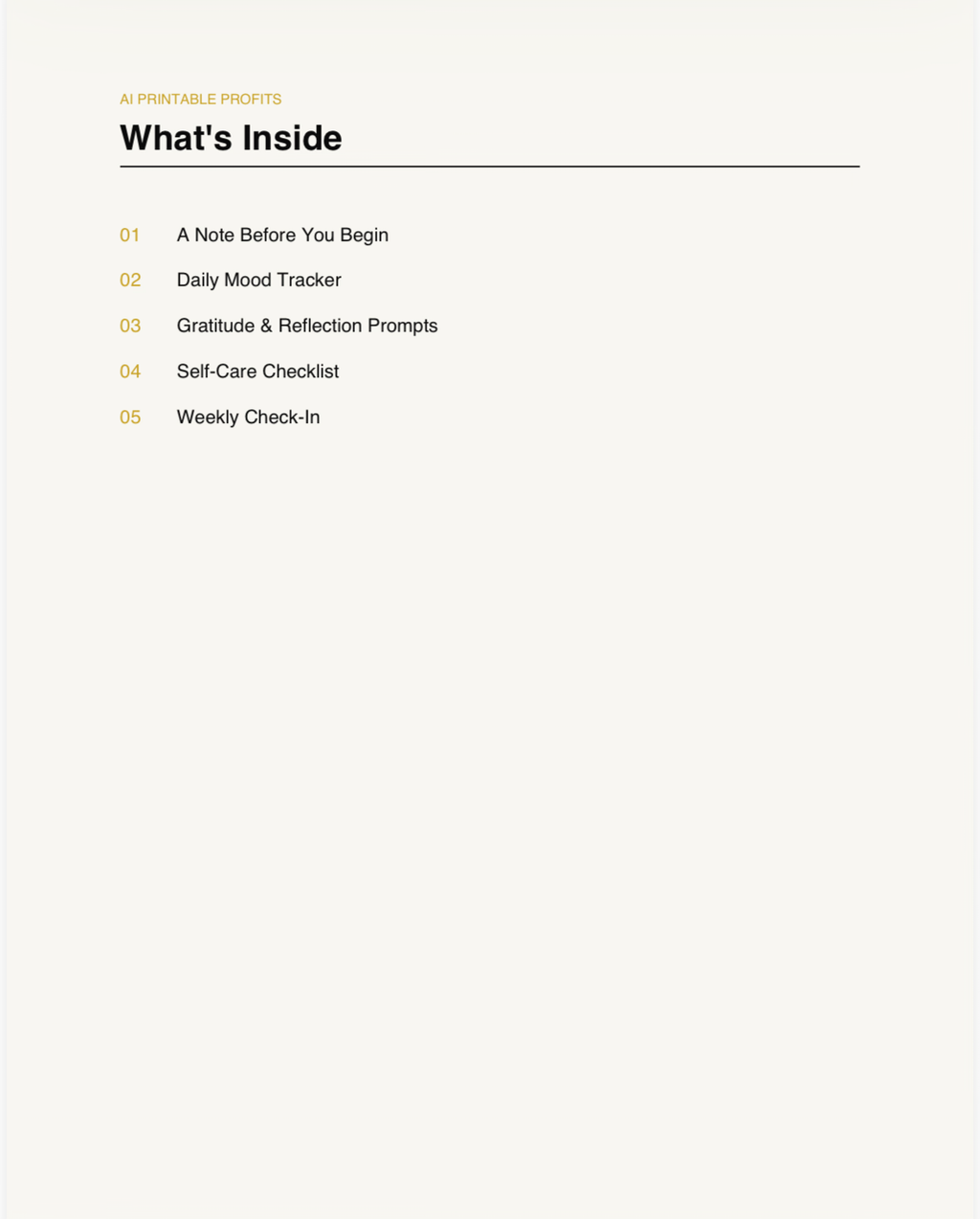 Self-Care & Mental Wellness Journal