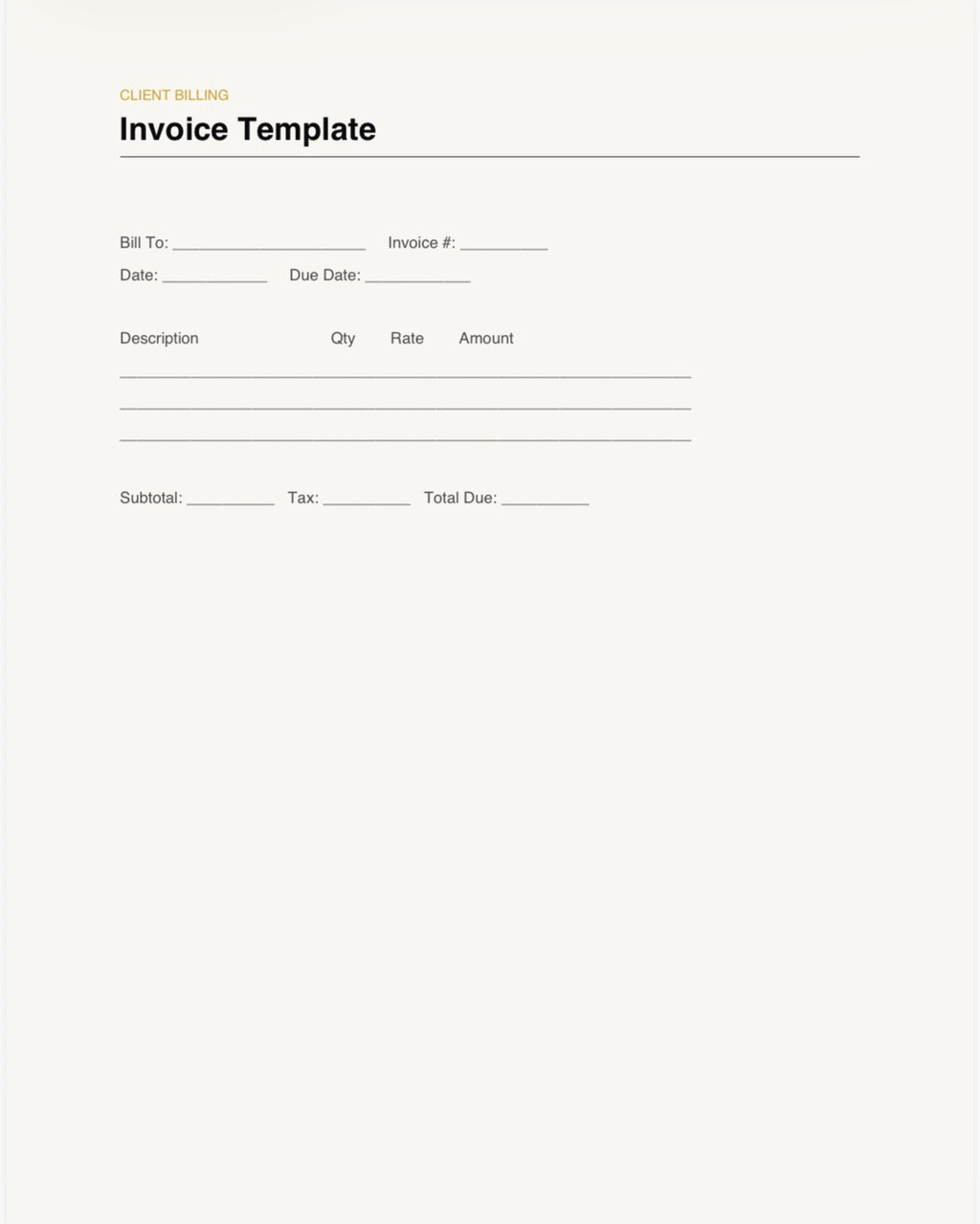 Small Business Invoice & Expense Tracker