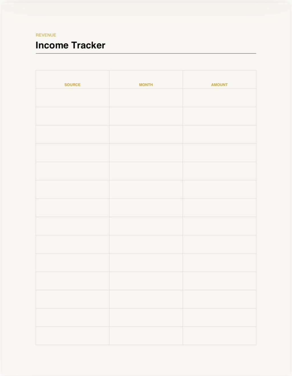 Content Creator Business Planner