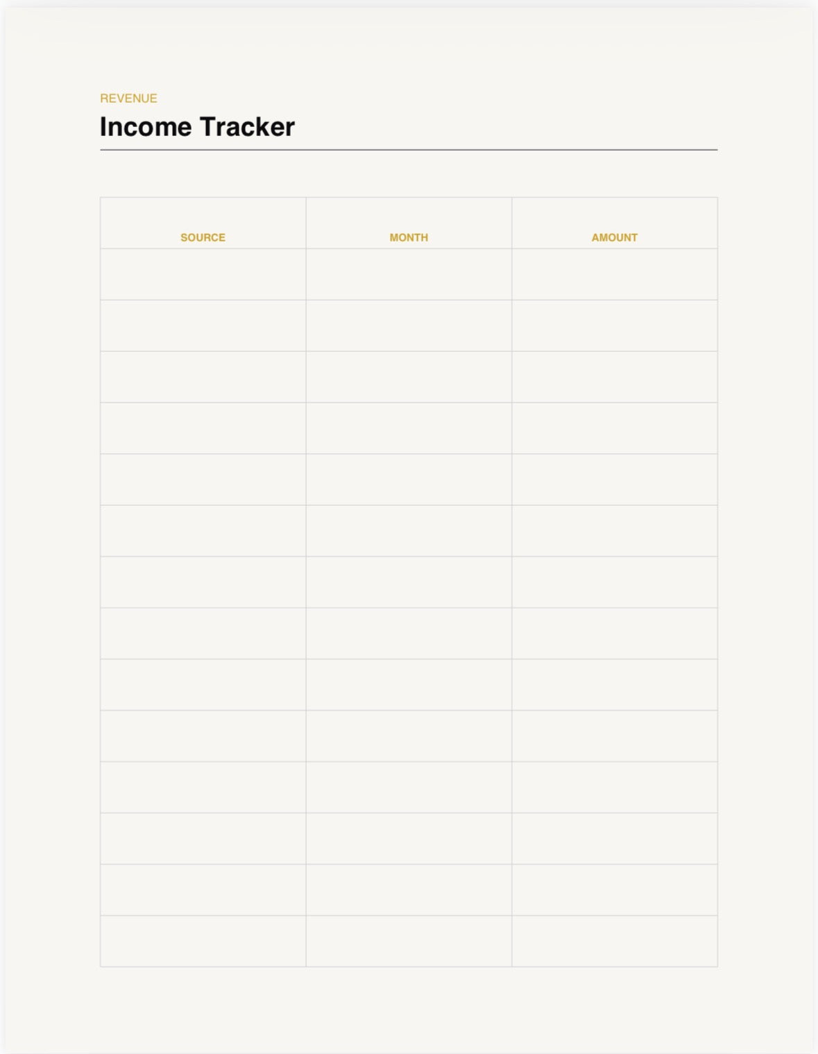 Content Creator Business Planner