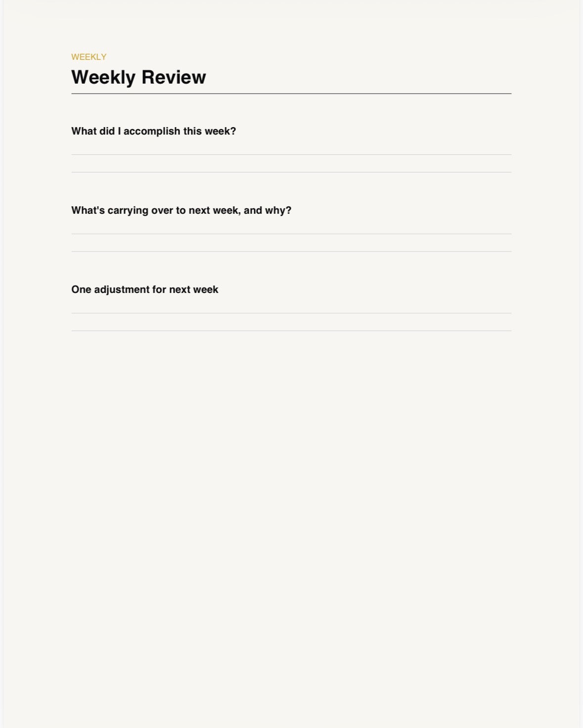 Goal Setting & Productivity Planner